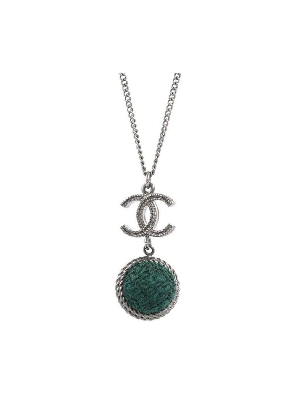 Chanel Necklace Green